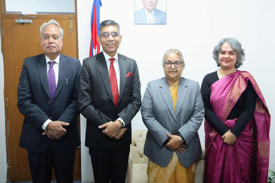 Munu Mahawar makes courtesy call on Interim Nepal PM, affirm India's support in upcoming election