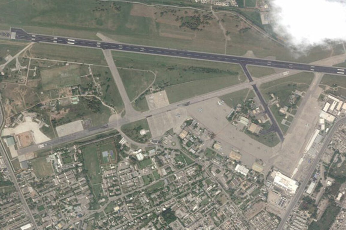Maxar Technologies satellite images reveal significant damage to multiple air bases in Pak