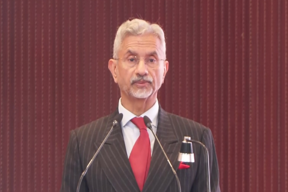 "India's BRICS chairship will seek to bring global welfare," EAM says at BRICS logo unveiling