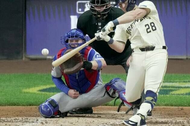 Brewers power past Cubs in Game 5, advance to NLCS vs. Dodgers