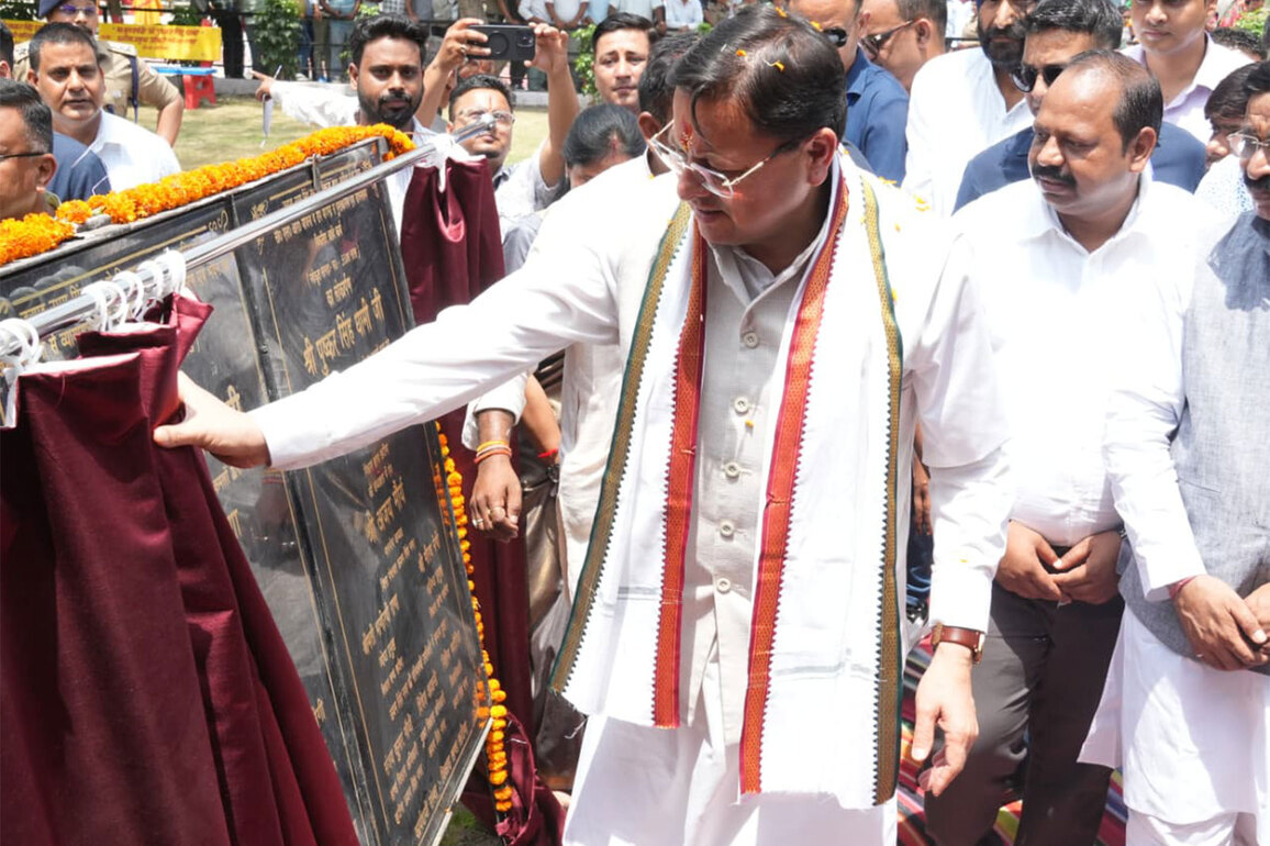 Uttarakhand: CM Pushkar Singh Dhami inaugurates developmental projects worth 89 lakhs at Khatima