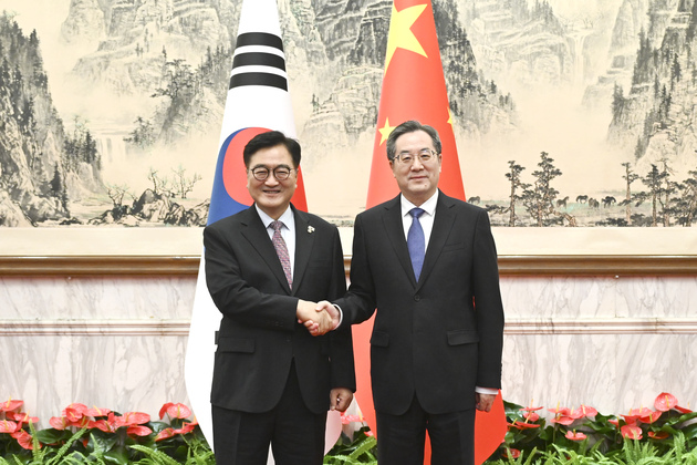 CHINA-BEIJING-DING XUEXIANG-ROK NATIONAL ASSEMBLY SPEAKER-MEETING (CN)
