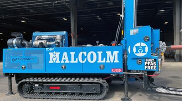 The latest geotechnical sonic rig from Malcolm Drilling has been built without the use of per- and polyfluoroalkyl substances, which are known to resist natural breakdown, persisting in the environment 