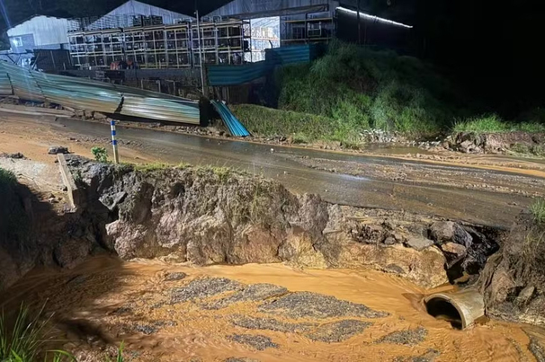 Transbordamento na mina de Viga, da Vale