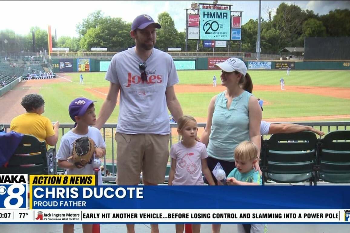 Dads Enjoy Watching Biscuits Baseball With Their Families on Father's Day - WAKA 8