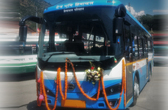 Himachal Roadways flags off e-bus for public transport