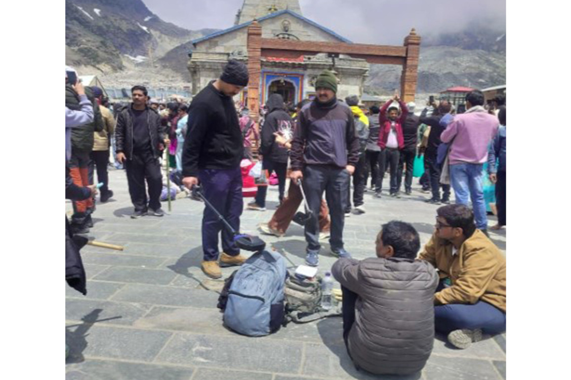 Bomb Squad conducts inspection at Kedarnath Dham