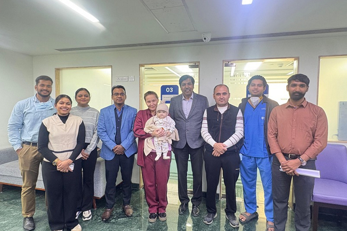 Father's liver donation gives new lease of life to 1-year-old Uzbek baby suffering from rare genetic liver disorder