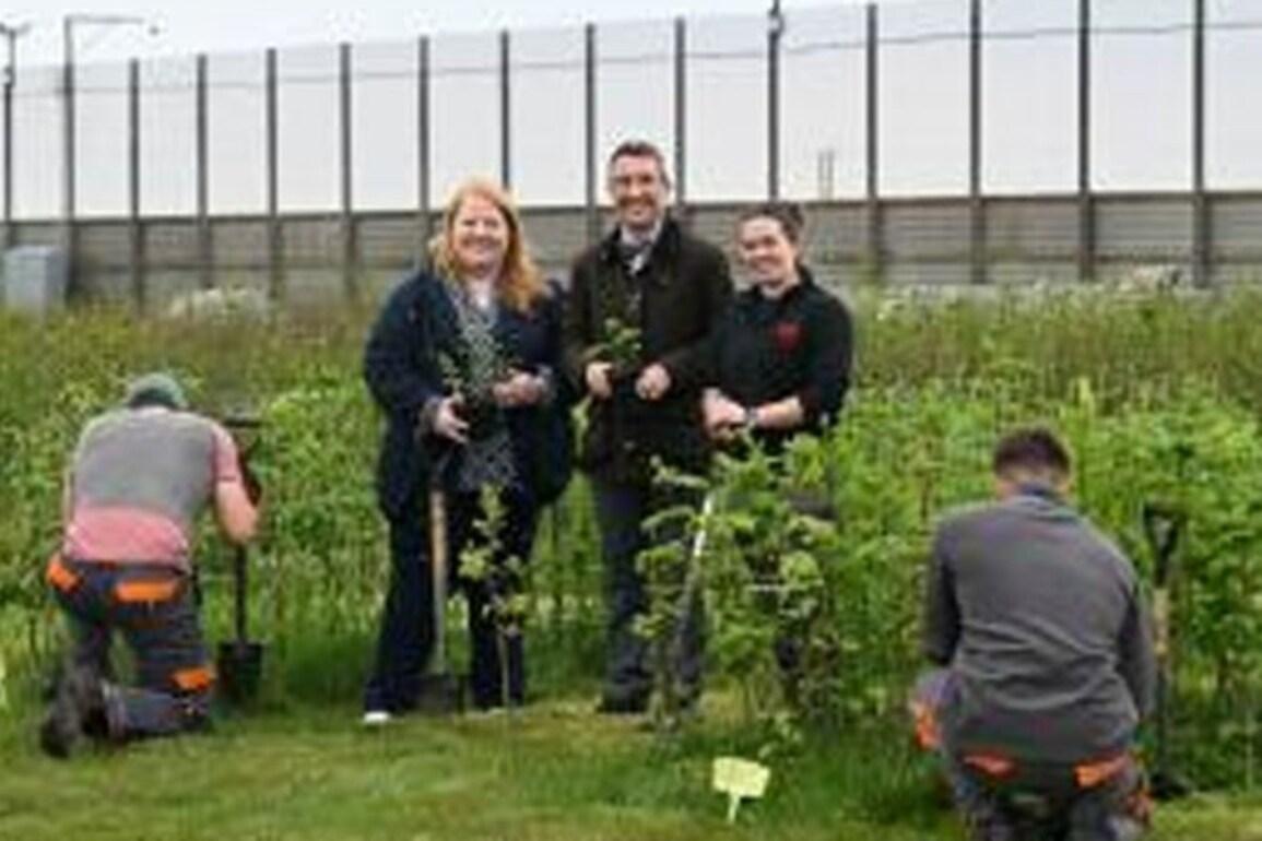 Ministers Visit Magilligan Prison Tree Nursery Protecting Irish Woodland  25-04-2025