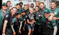 Travis Perkins celebrate victory in first ever T20:ProAm