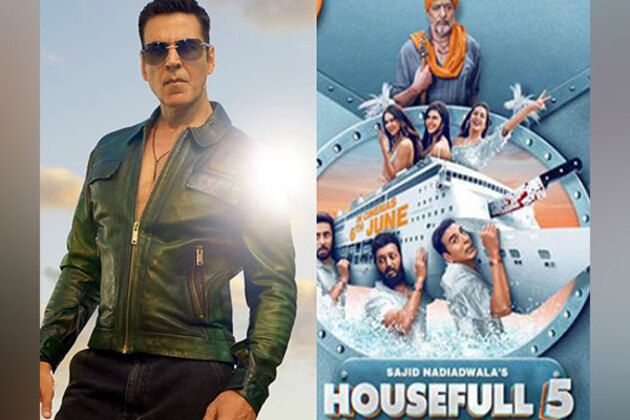 Akshay Kumar goes undercover to collect public reviews of 'Housefull 5' outside Mumbai's Bandra theatre,