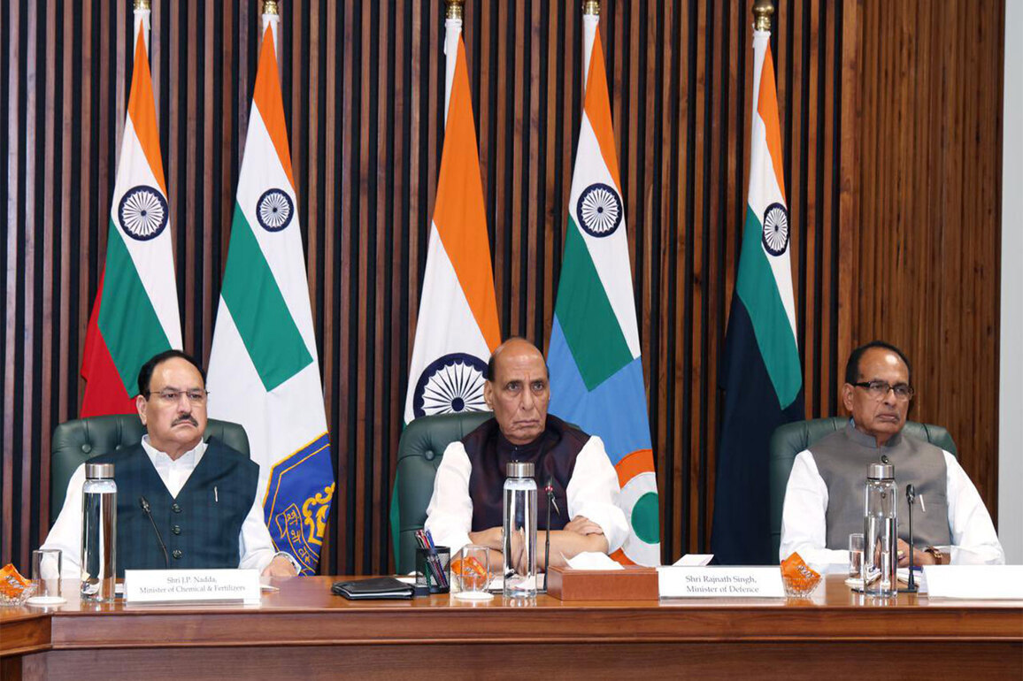 Defence Minister Rajnath Singh chairs meeting on West Asia situation
