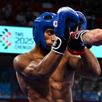(SP)CHINA-CHENGDU-THE WORLD GAMES 2025-KICKBOXING-MEN'S K1 -75KG-BRONZE MEDAL BOUT (CN)