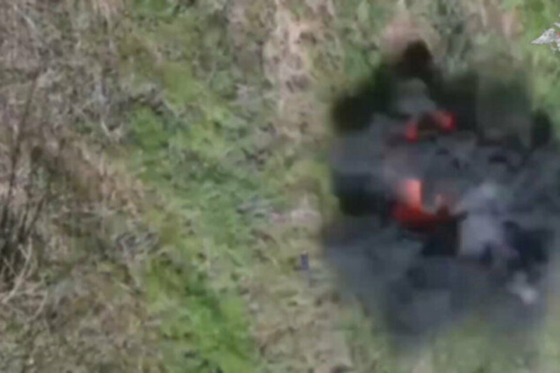 Russian drones detonate Ukrainian roadside bombs - MOD (VIDEO)