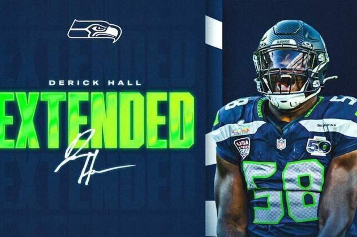 Seahawks Sign Outside Linebacker Derick Hall To Three-Year Extension