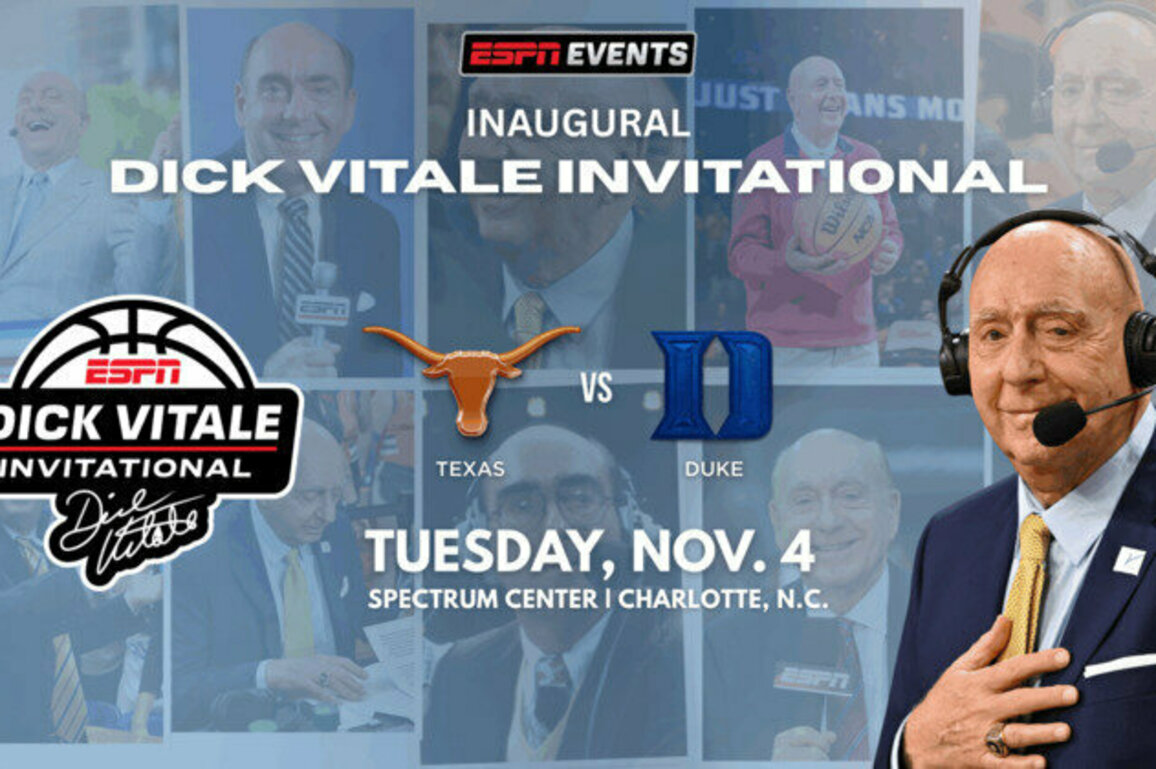 ESPN Events Announces Creation of Dick Vitale Invitational Men's College Basketball Event in Charlotte