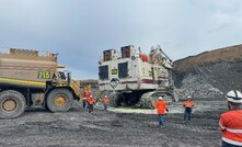 The excavator operator noticed excess oil on top of the stairs and the engine compartment of the excavator. Photo courtesy NSW Resources Regulator