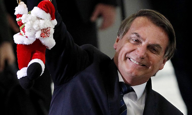 Brazil's Bolsonaro hospitalized for domestic accident Brazil's Bolsonaro hospitalized for domestic accident