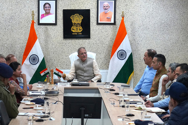 Ladakh LG chairs high-level security review meeting