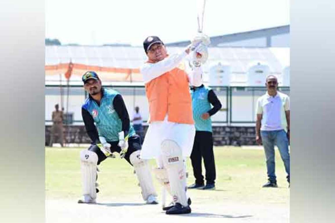 Uttarakhand CM Pushkar Singh Dhami inaugurates inter-cricket tournament