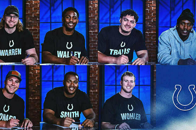 Colts sign seven draft picks from 2025 NFL Draft