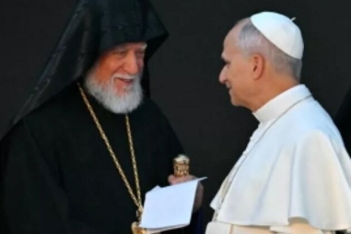 Aram I meets Pope Leo XIV in Beirut