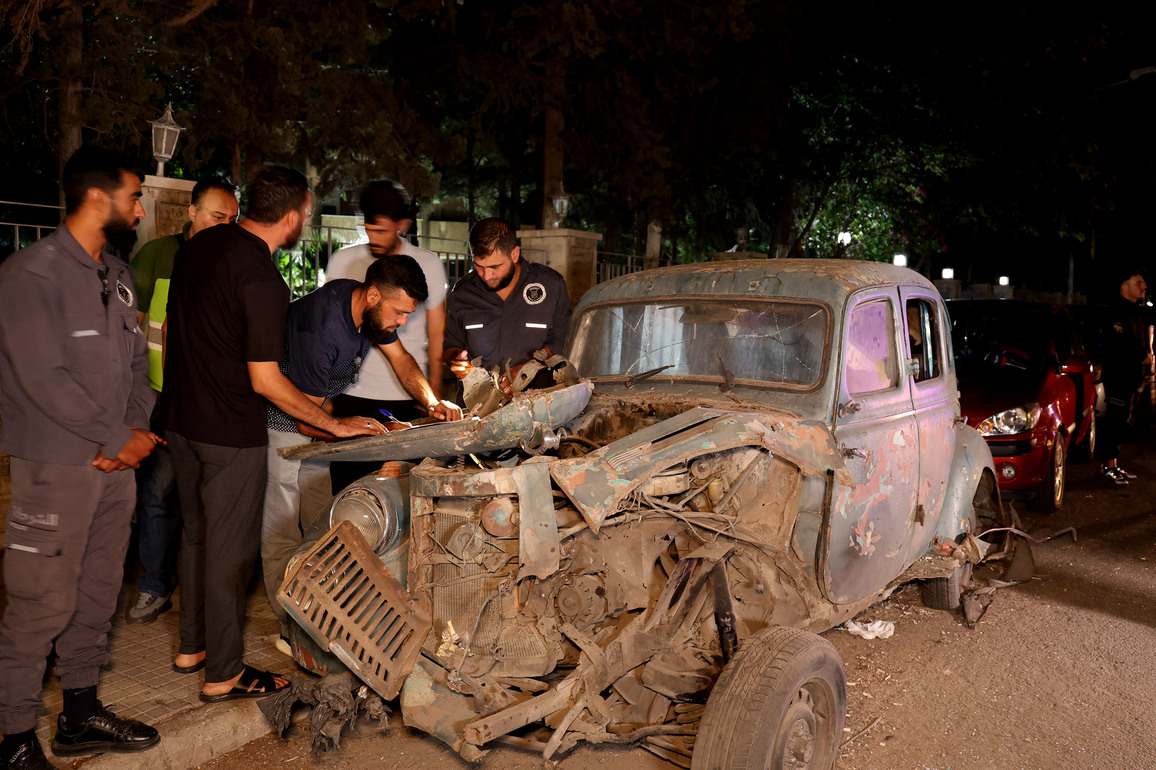 SYRIA-DAMASCUS-CAR BOMB-AFTERMATH