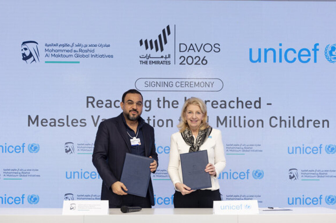 MBRGI supports UNICEF efforts to vaccinate one million children against measles