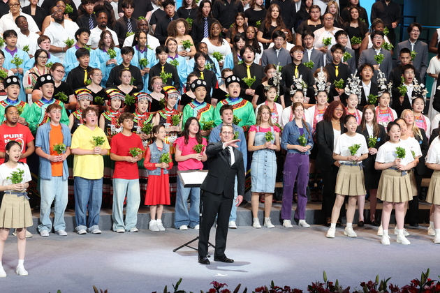 (Int'l Exchange)CHINA-BEIJING-KULIANG-U.S.-YOUTH CHOIR FESTIVAL-CLOSING PERFORMANCE (CN)