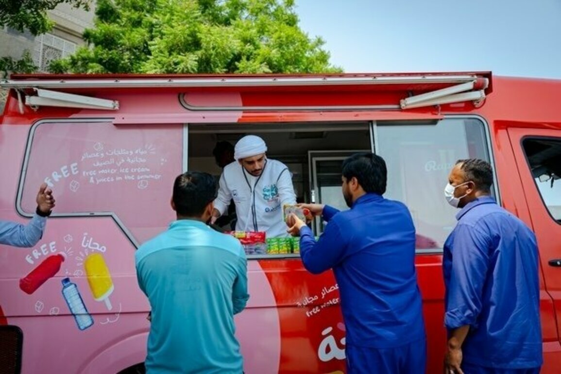 Ferjan Dubai launches second edition of Al Freej Fridge humanitarian campaign to distribute 2 million bottles of water, juices, frozen treats to workers