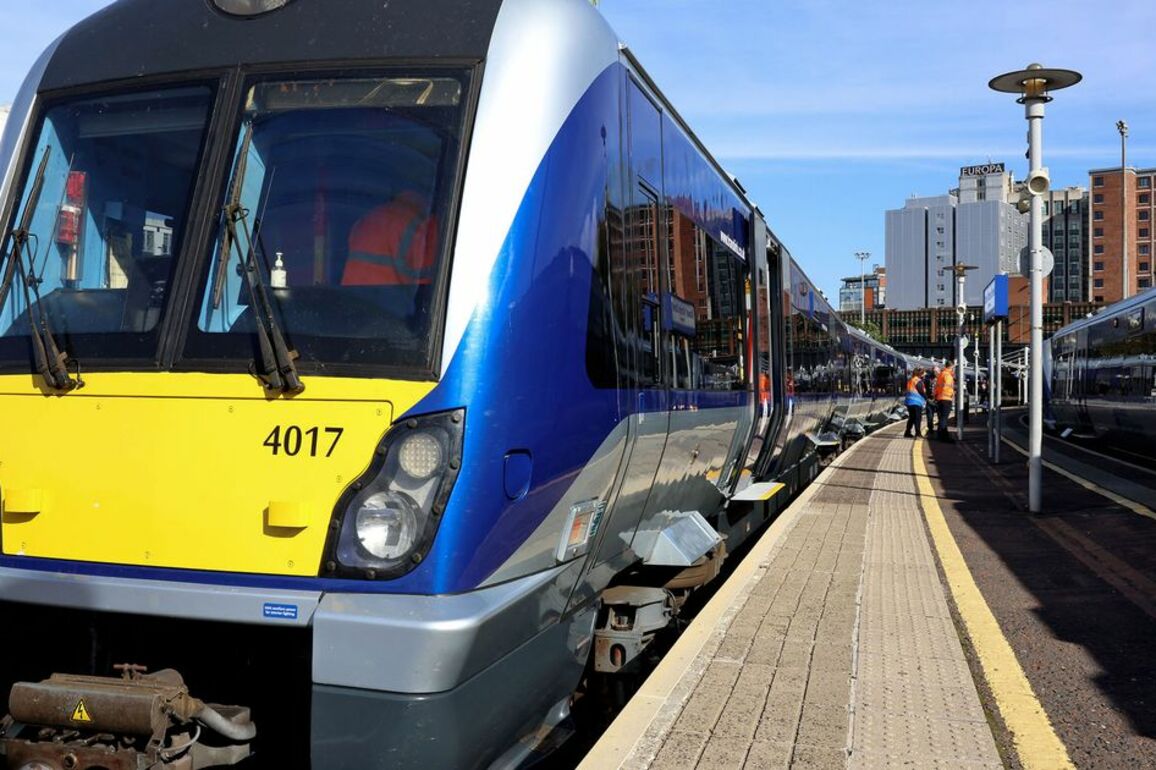 Larne to Belfast train assault sees teenager arrested as boy's 'head stamped on'
