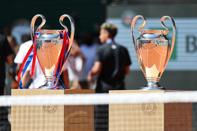 (SP)FRANCE-PARIS-FOOTBALL-PSG-CHAMPION'S LEAGUE TROPHY