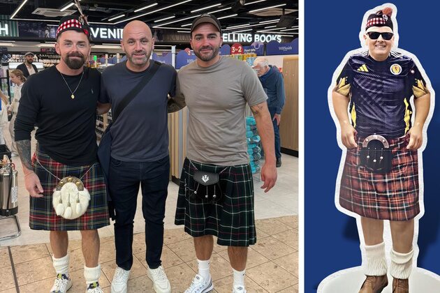 Cardboard cut-out at Scotland game to honour Aberdeen diehard