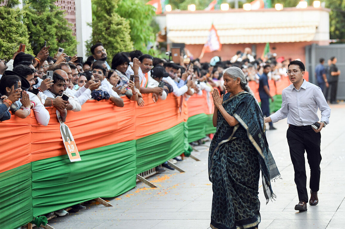 "For TMC regime, it is Khela Shesh": Finance Minister Nirmala Sitharaman celebrates BJP surge in West Bengal with "Jhaal Muri"