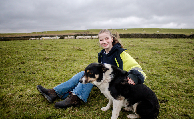 Rhiannon Davies, 14, is from Welshpool in Powys. She farms 220-acres of the Montgomeryshire Plateau with her dad in a nature friendly way. (Picture: Joanne Coates)