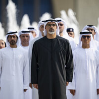Khaled bin Mohamed bin Zayed raises UAE flag at Zayed National Museum to mark Flag Day