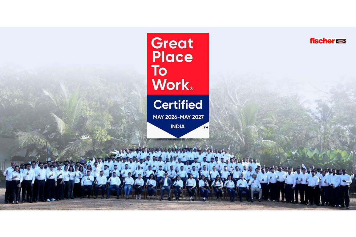 fischer India Recognized as a Great Place to Work for 2026-27, for the 4th Year in a Row