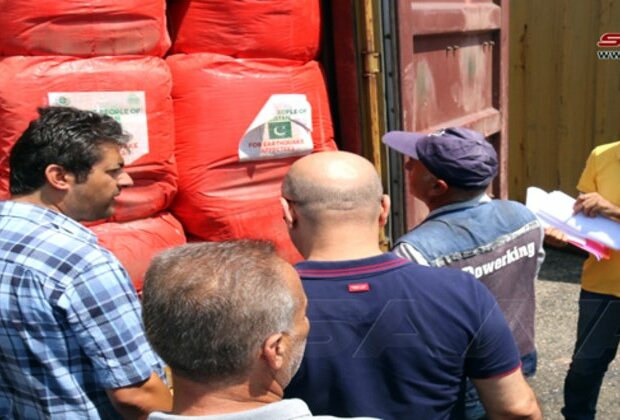 Pakistan sends aid to Lattakia port for quake ?affected people