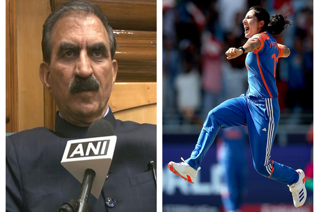 Himachal CM Sukhu announces Rs one crore to cricketer Renuka Thakur