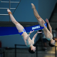 (SP)SINGAPORE-WORLD AQUATICS CHAMPIONSHIPS-DIVING-MEN 10M SYNCHRONISED
