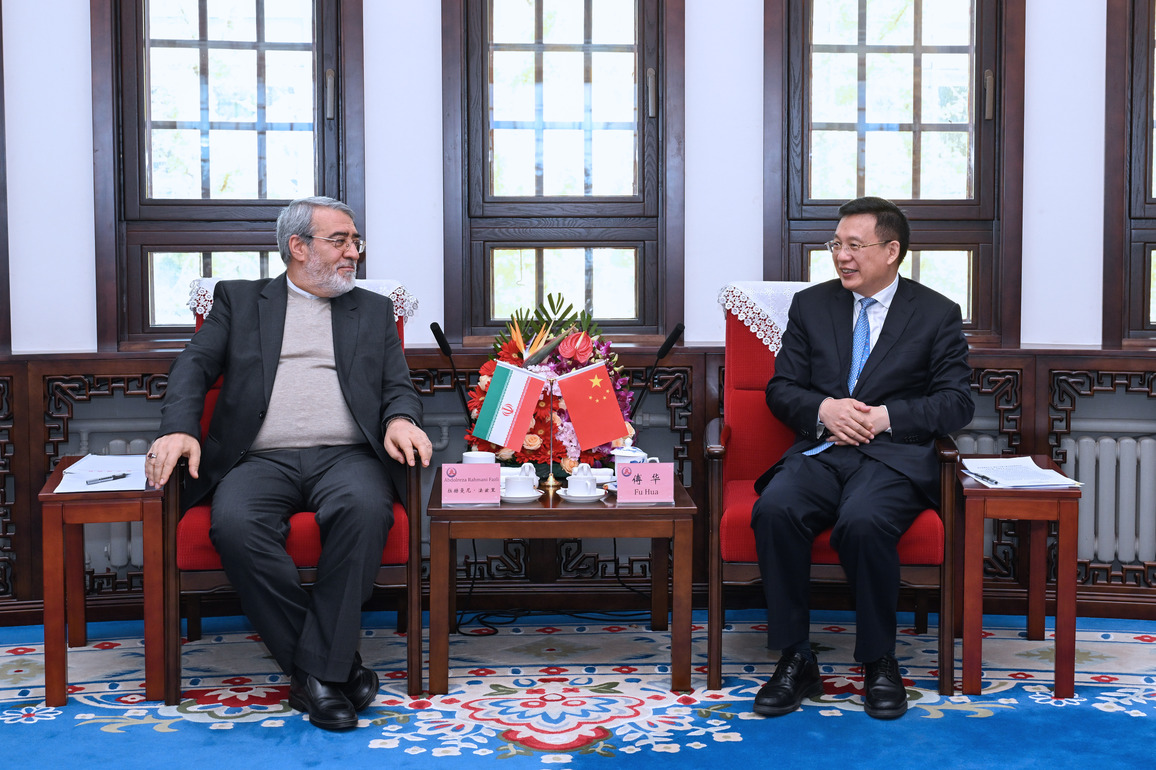 CHINA-BEIJING-XINHUA-FU HUA-IRANIAN AMBASSADOR-MEETING (CN)