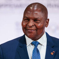 Central African Republic president wins third term