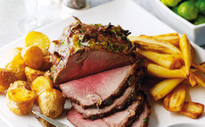Roast topside with marmalade glaze
