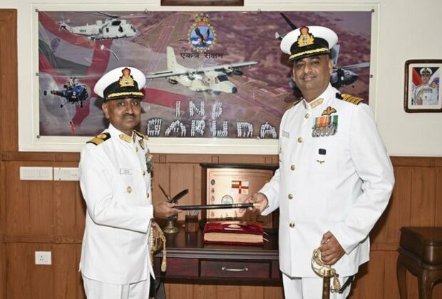 Captain Kodalapuram assumes command of INS Garuda