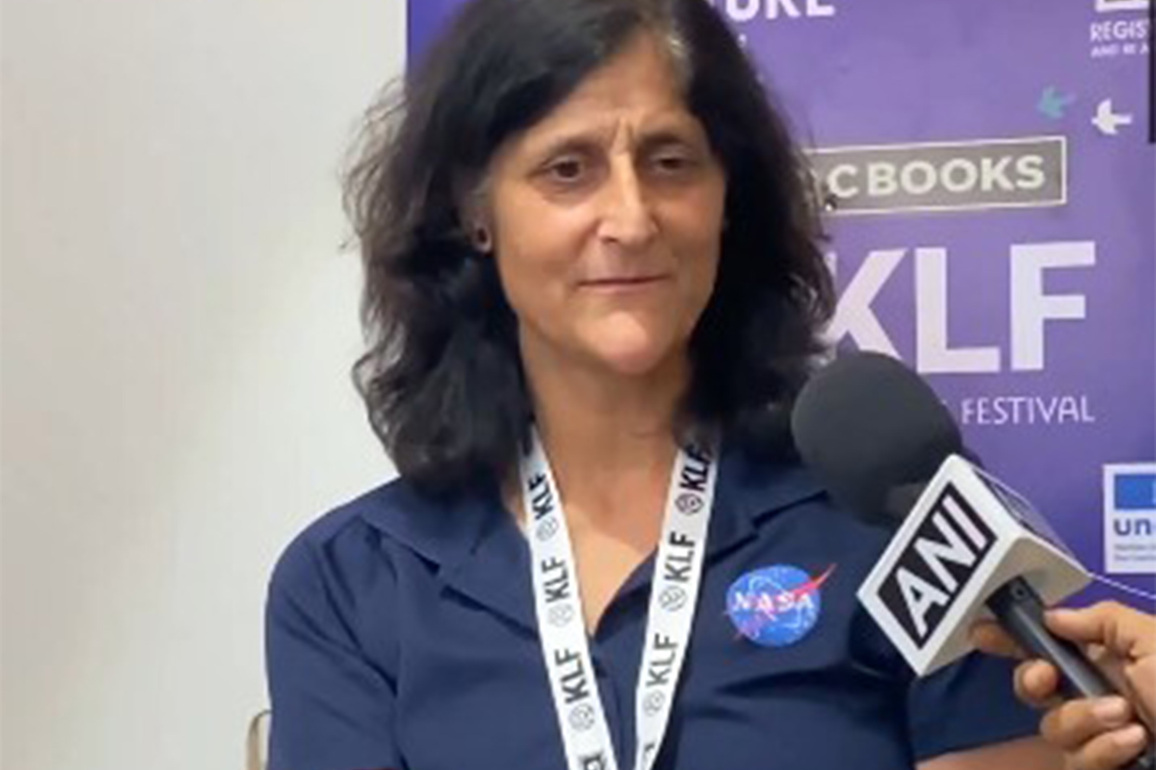 "Imagination only limitation, dreams are as big as ideas": Sunita Williams at Kerala Literature Festival