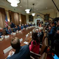 Trump says drop in illegal border crossing no bar from imposing Mexico, Canada tariffs
