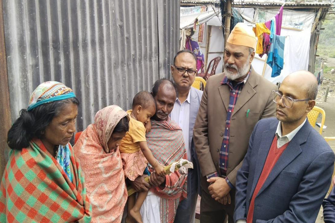 Bangladesh: Hindu Mahajot visits lynching victim's family in Mymensingh, seeks justice, extends support
