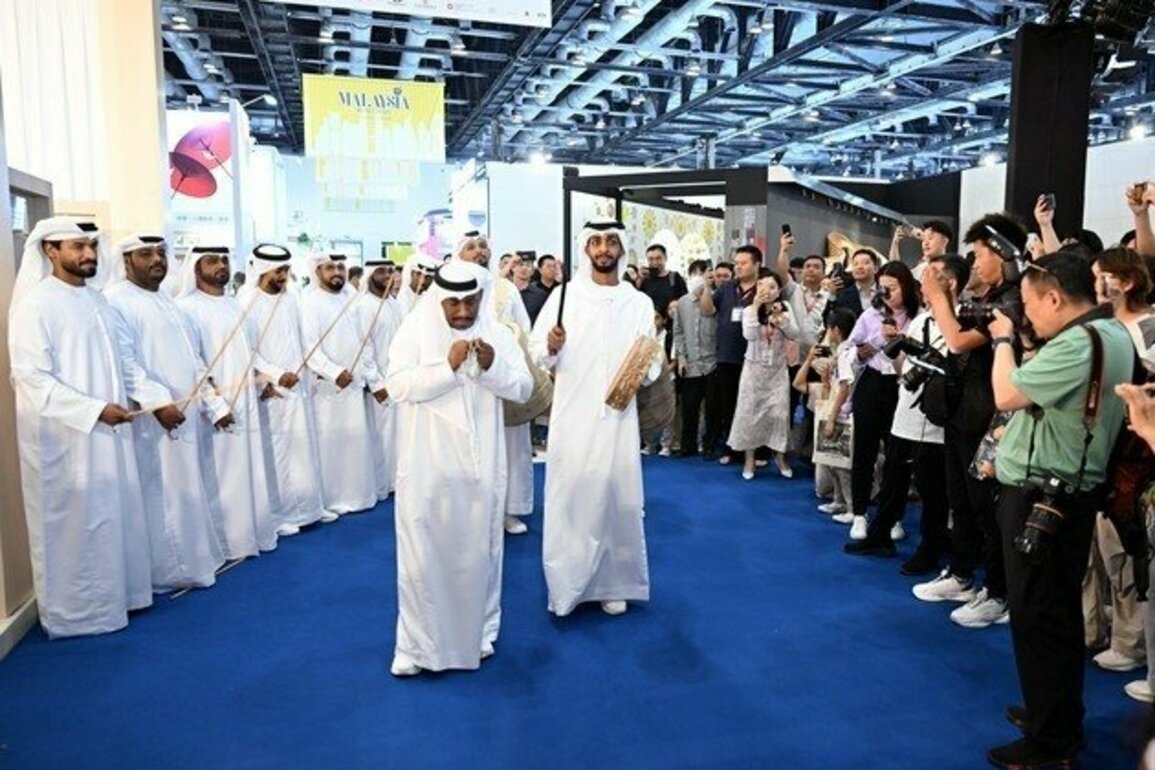Emirati folk arts captivate audience at Beijing International Book Fair