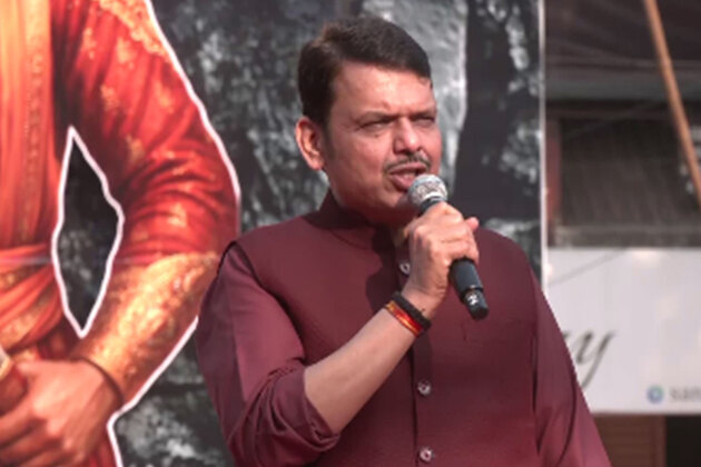 Maharashtra CM Fadnavis joins shobha yatra organised on 'Gudi Padwa' in Nagpur