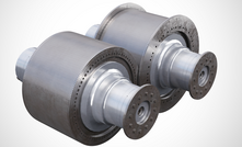  HPGR flanged roll kit with mechanical skew control is available for all equipment manufacturers’ machines. (Image: Metso Outotec)